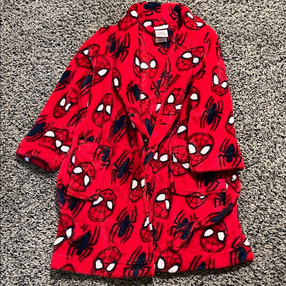 Marvel Red Spider-Man Kids Robe